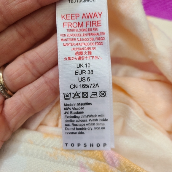 NWT TOPSHOP Tie Dye Joggers - Picture 5 of 5